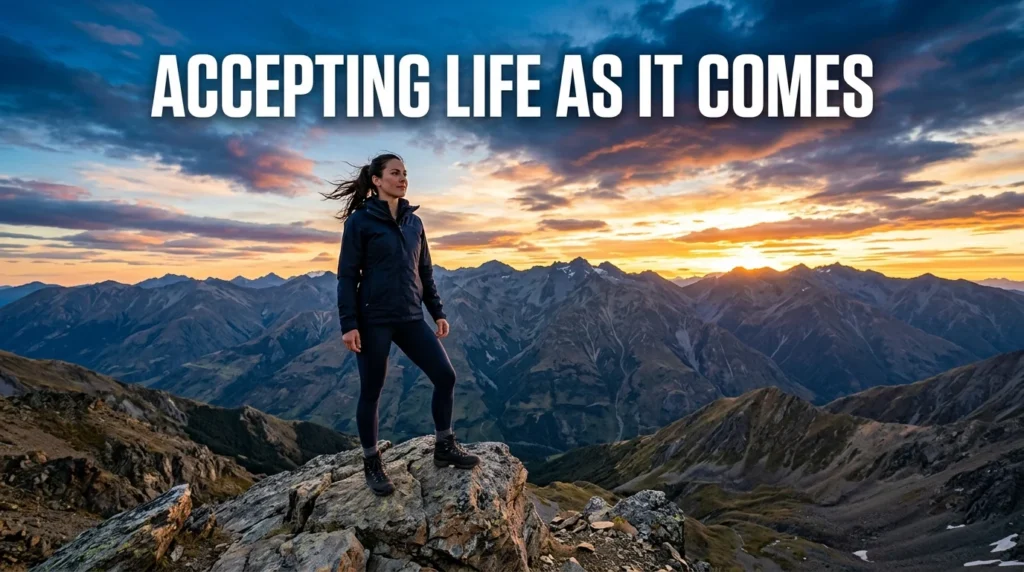 Accepting Life As It Comes