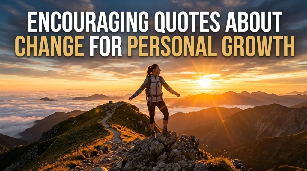 Encouraging Quotes About Change For Personal Growth