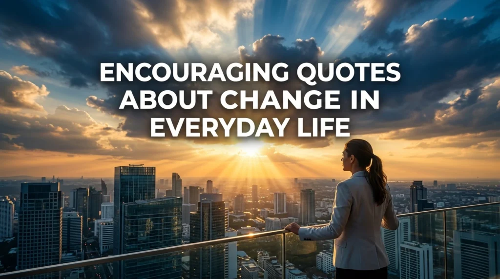 Encouraging Quotes About Change In Everyday Life