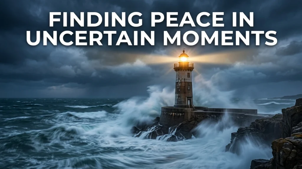 Finding Peace In Uncertain Moments