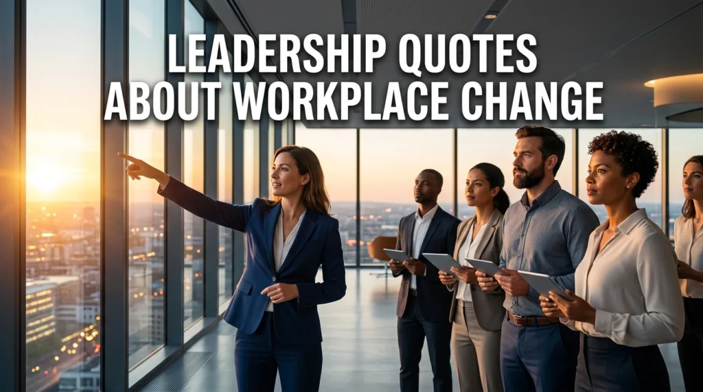 Leadership Quotes About Workplace Change