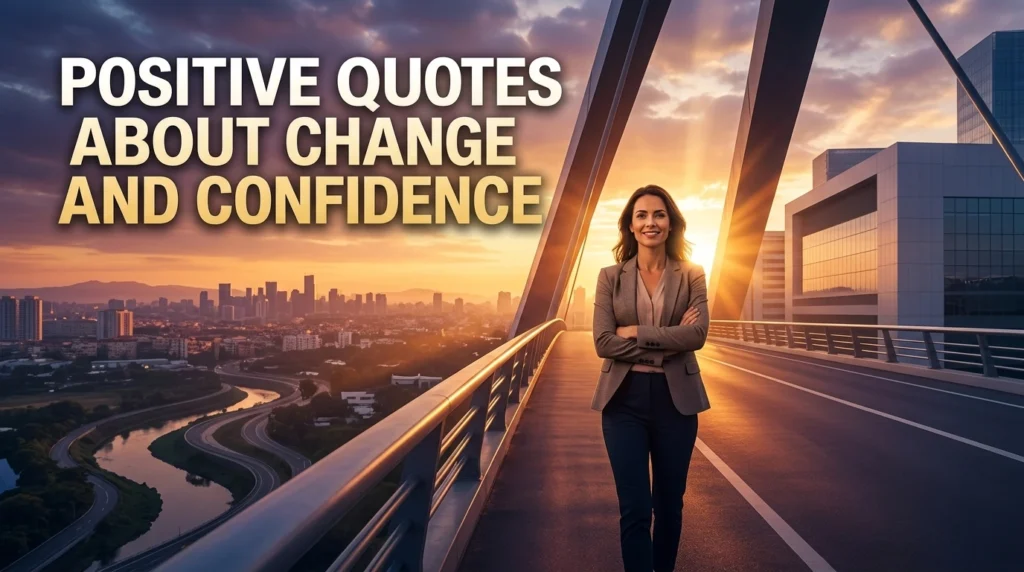 Positive Quotes About Change And Confidence