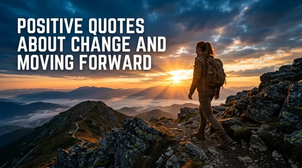 Positive Quotes About Change And Moving Forward