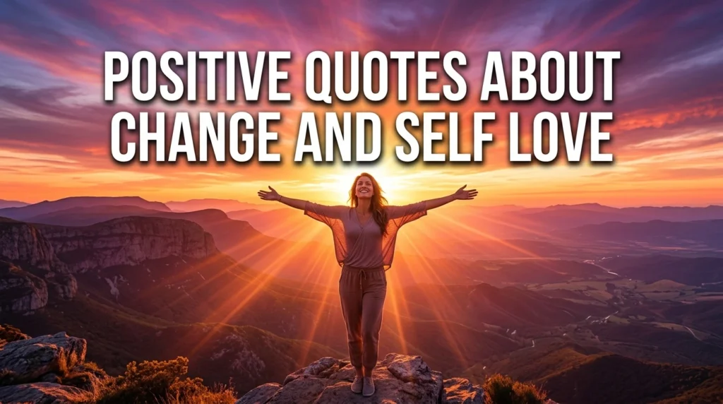 Positive Quotes About Change And Self Love