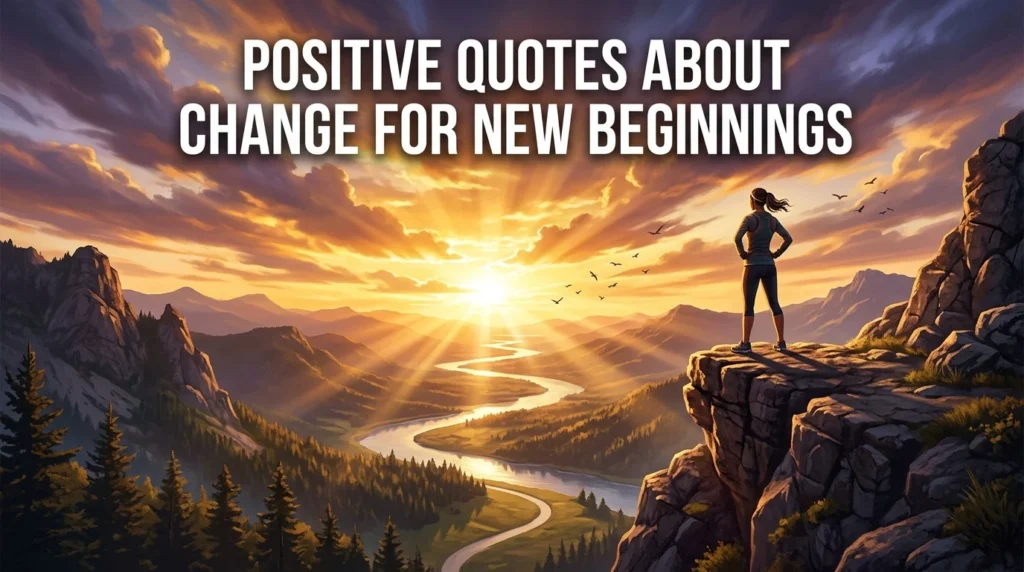 Positive Quotes About Change For New Beginnings