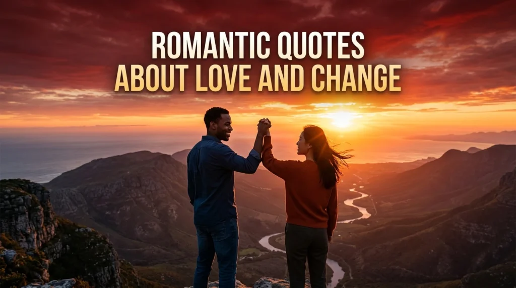Romantic Quotes About Love And Change