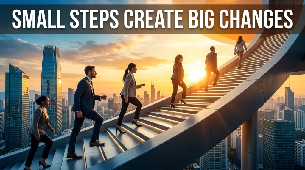Small Steps Create Big Changes