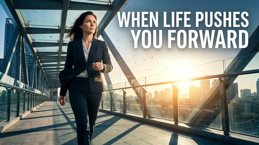 When Life Pushes You Forward