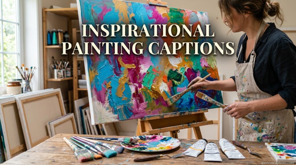 Inspirational Painting Captions