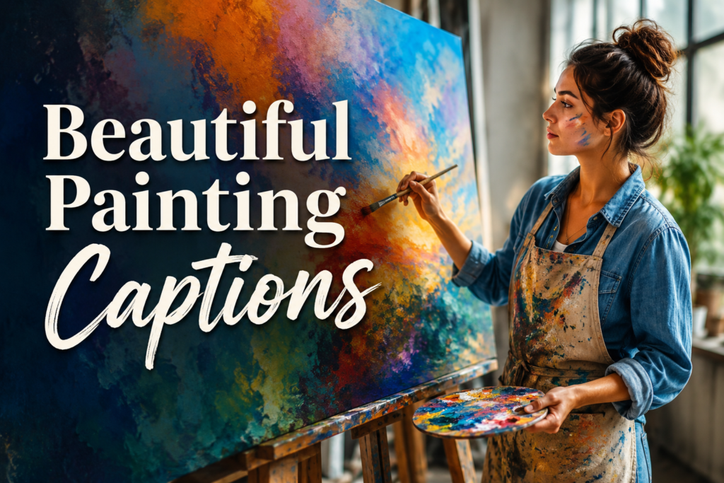 Beautiful Painting Captions