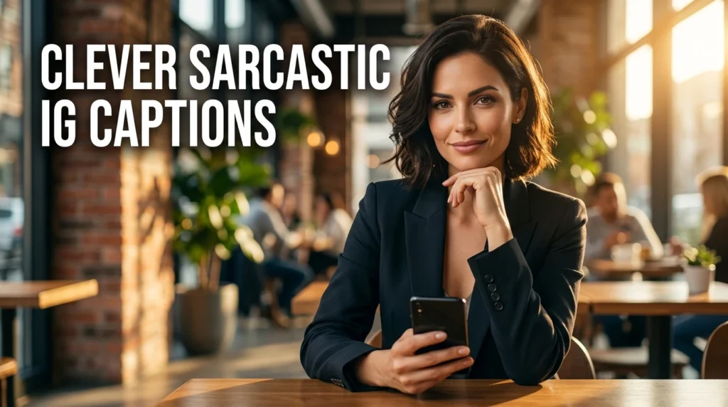 Clever Sarcastic Ig Captions
