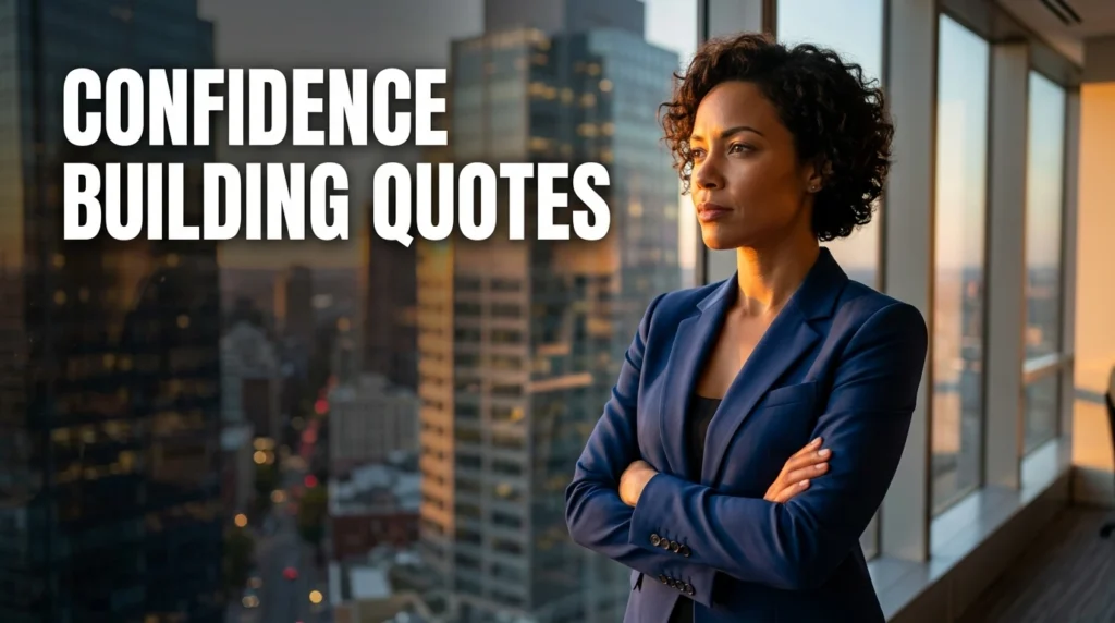 Confidence Building Quotes