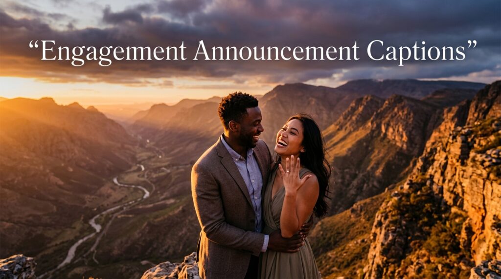 Engagement Announcement Captions