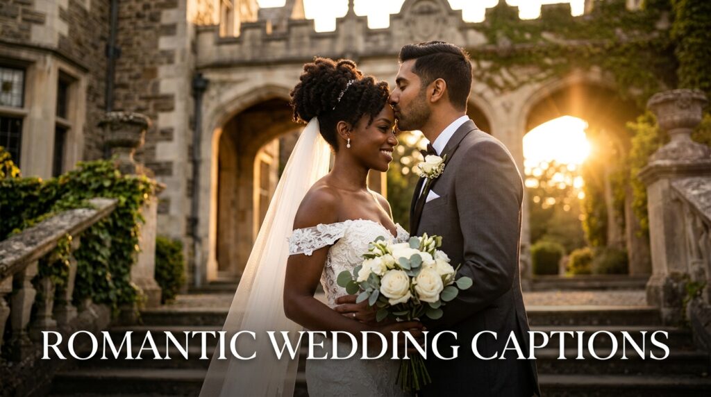 Romantic Wedding Captions
