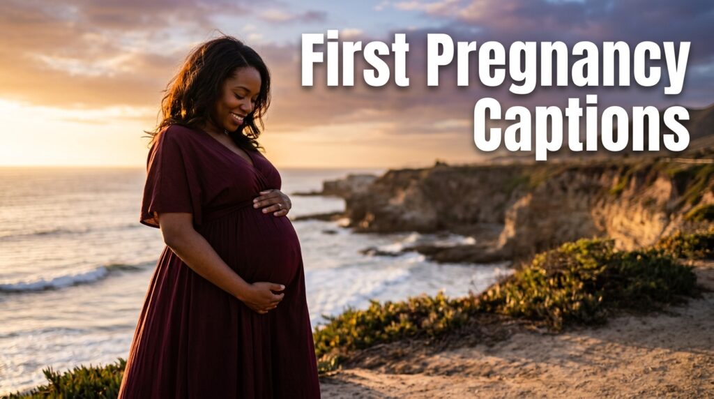 First Pregnancy Captions