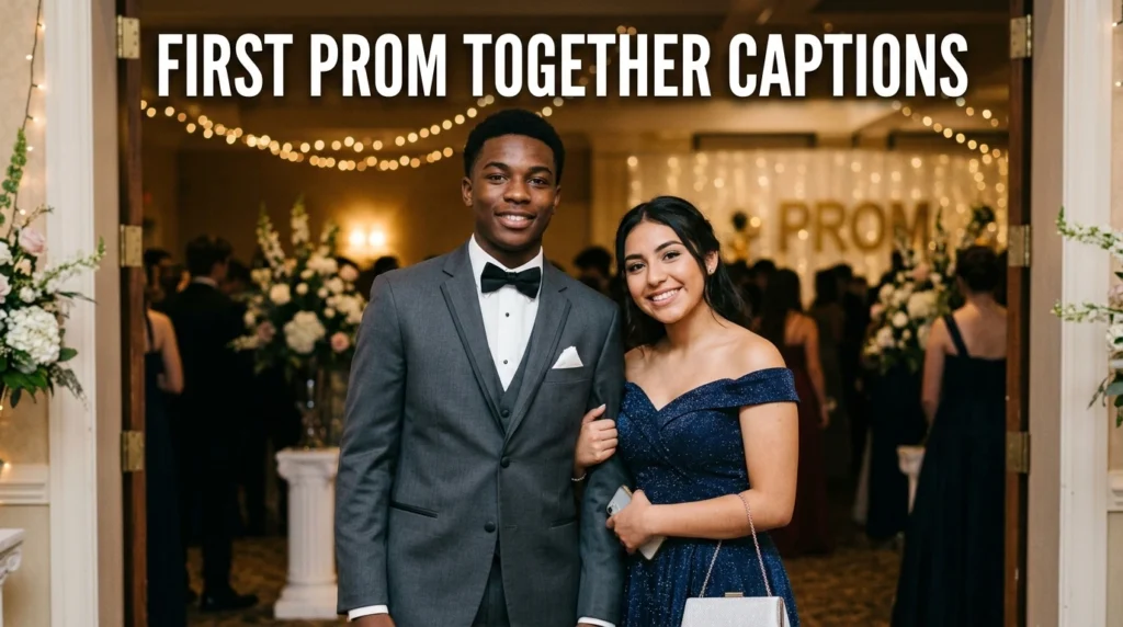 First Prom Together Captions