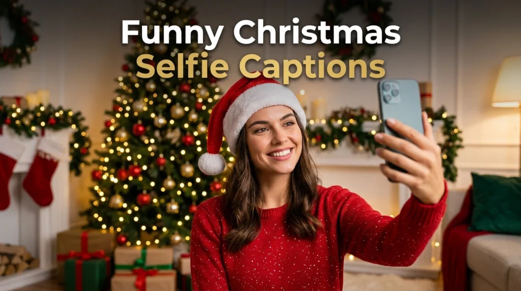 Funny Christmas Selfie Captions