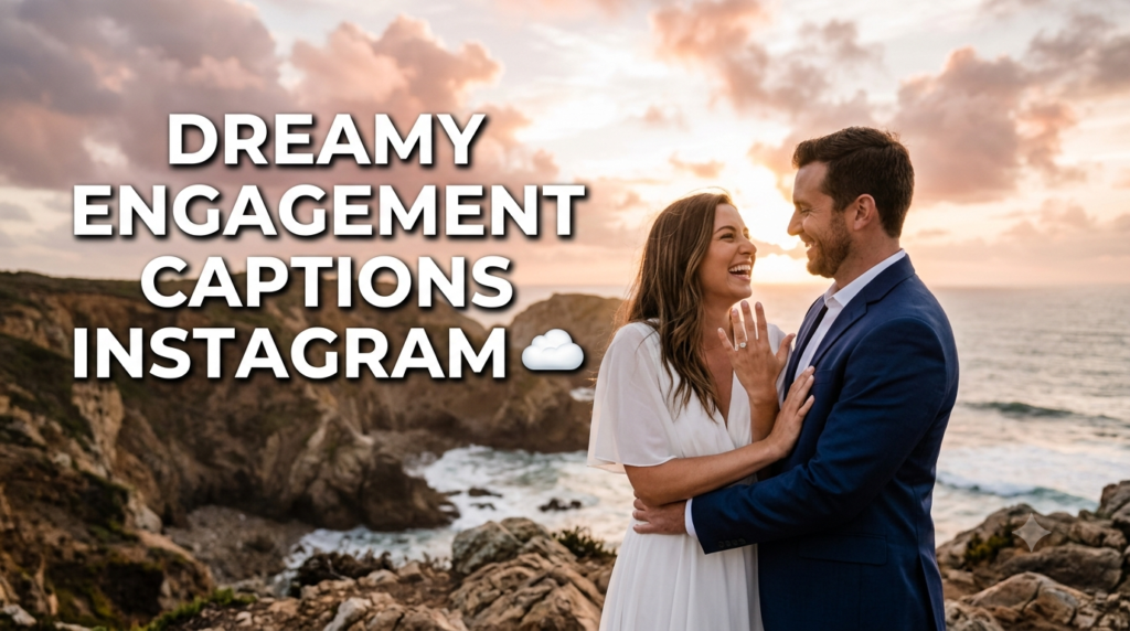 Dreamy Engagement Captions Instagram ☁️