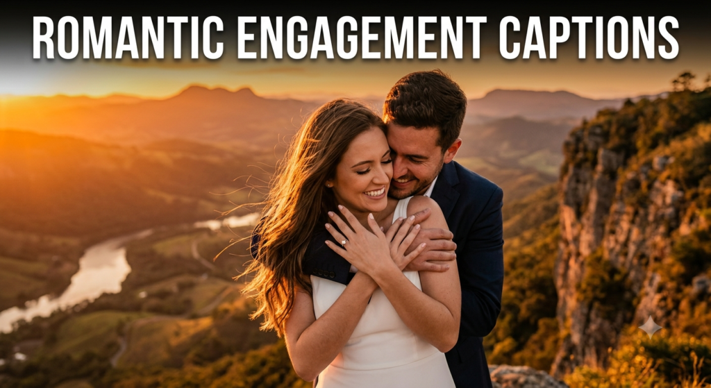 Romantic Engagement Captions