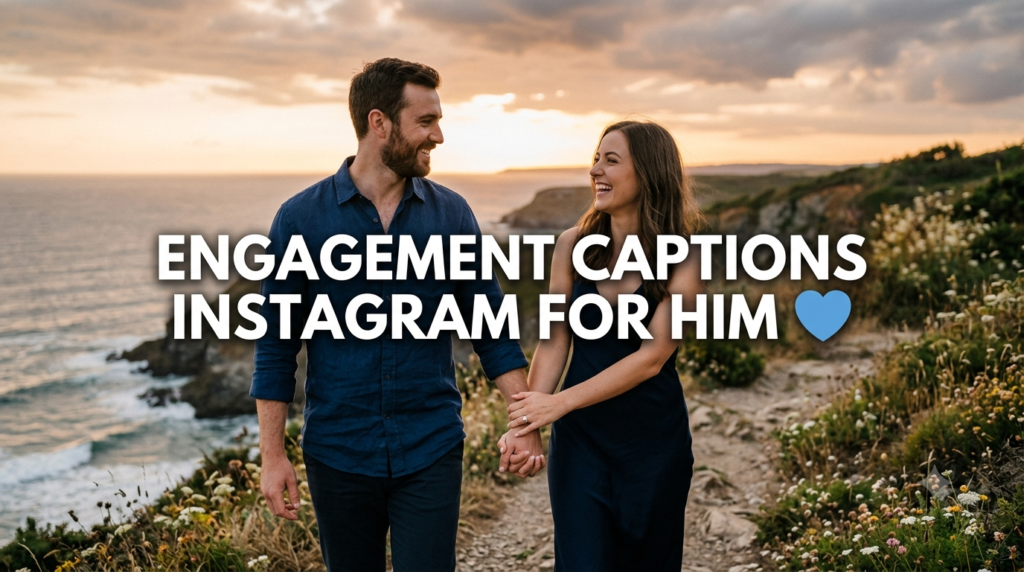 Engagement Captions Instagram For Him 💙