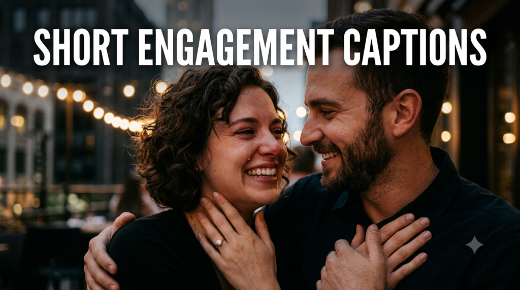 Short Engagement Captions