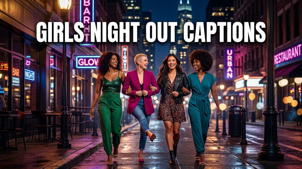 Girls Night Out Captions