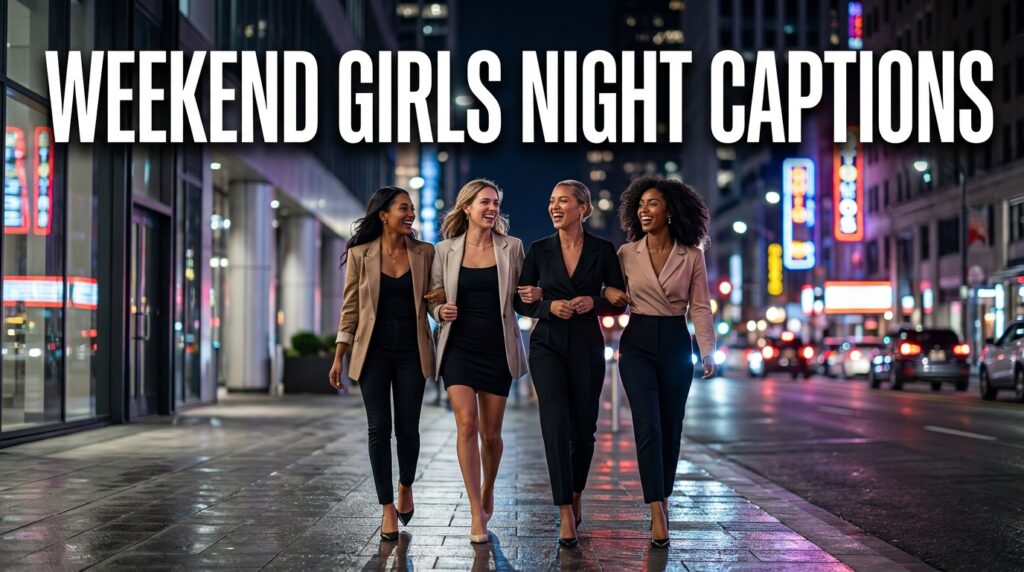 Weekend Girls Night Captions