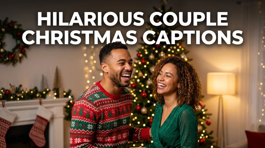 Hilarious Couple Christmas Captions