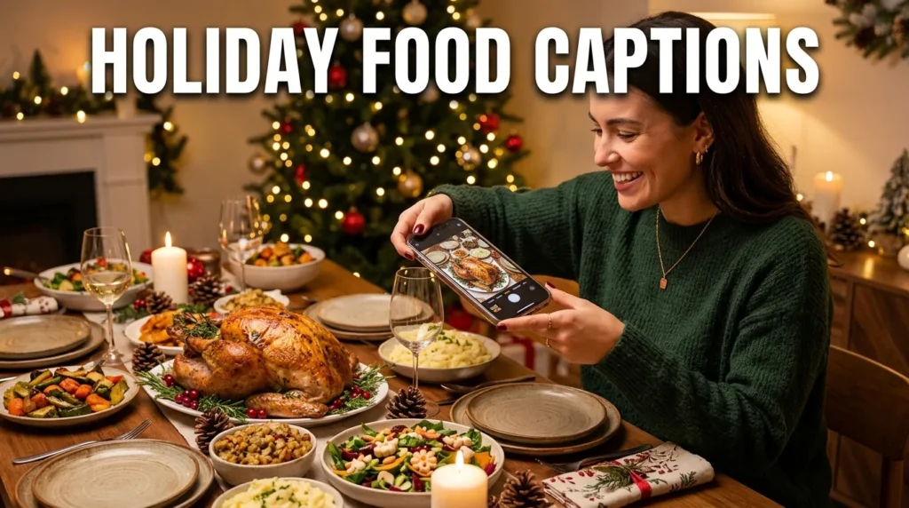 Holiday Food Captions