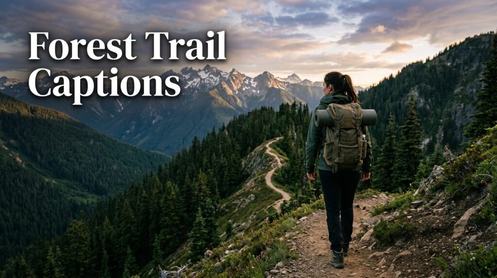 Forest Trail Captions