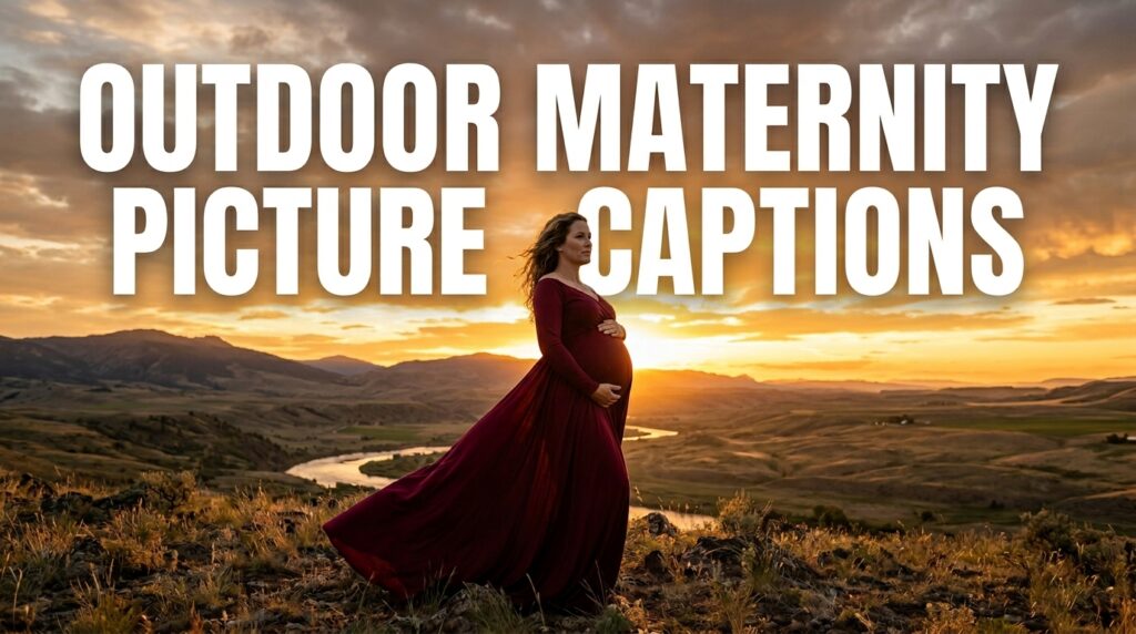 Outdoor Maternity Picture Captions