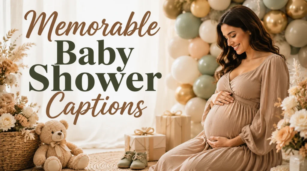 Memorable Baby Shower Captions