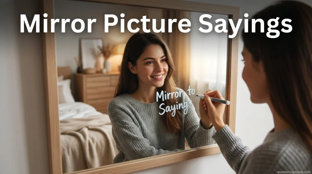 Mirror Picture Sayings