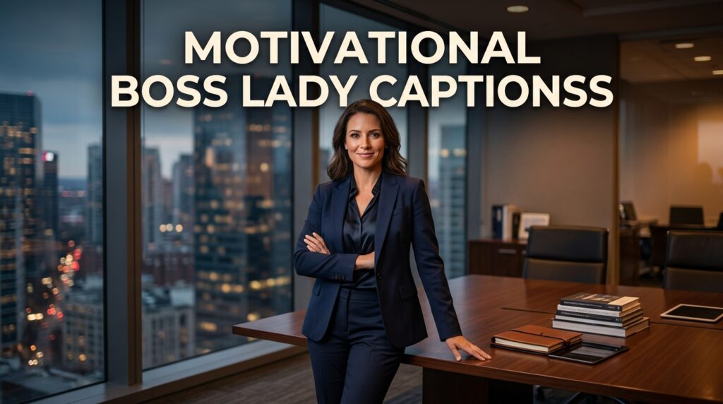Motivational Boss Lady Captions