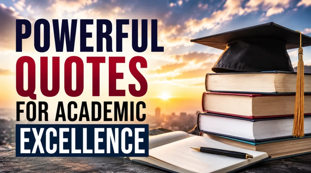 Powerful Quotes For Academic Excellence