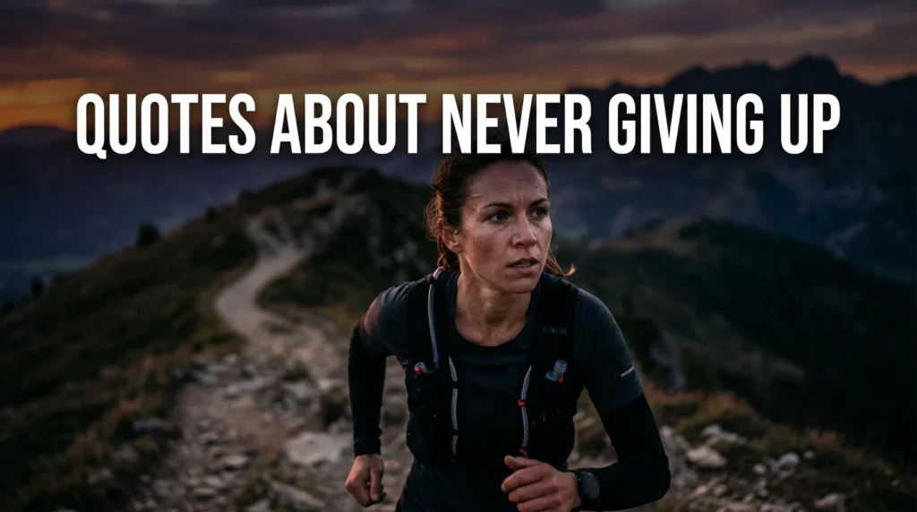 Quotes About Never Giving Up