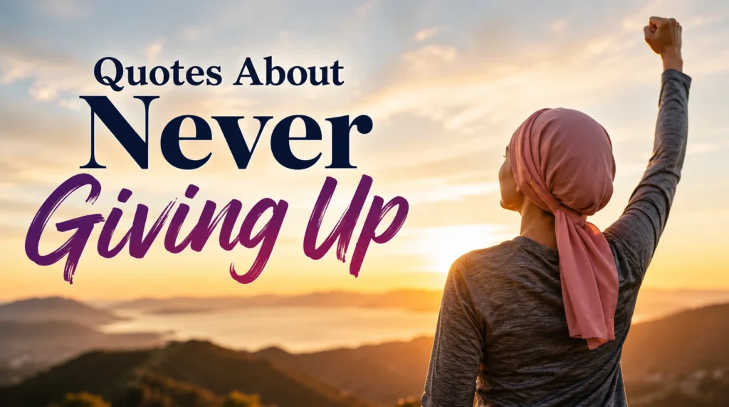 Quotes About Never Giving Up