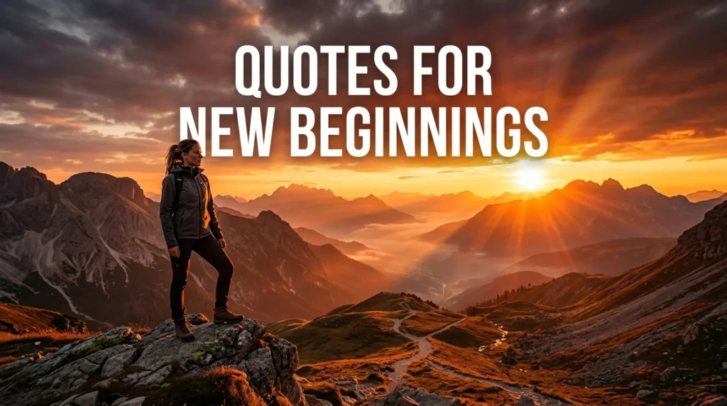 Quotes For New Beginnings