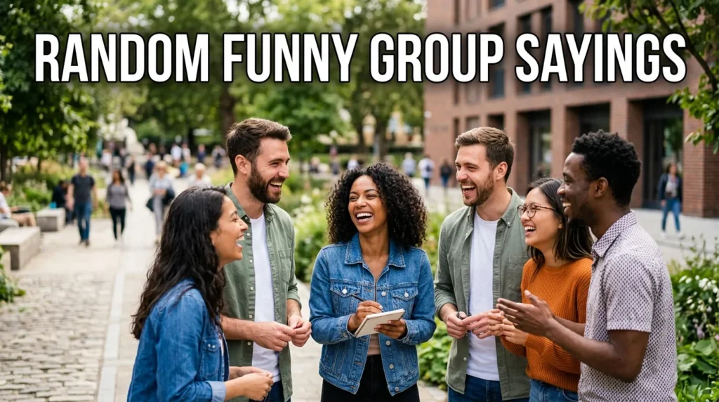 Random Funny Group Sayings