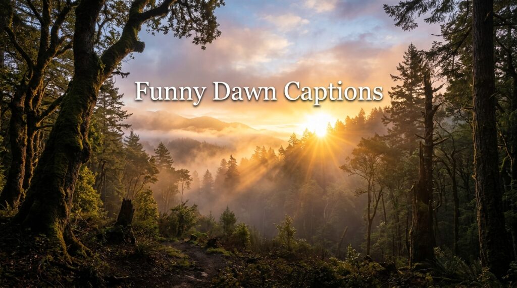 Funny Dawn Captions