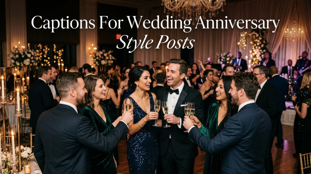 Captions For Wedding Anniversary Style Posts