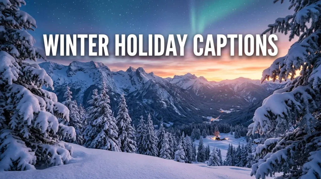 Winter Holiday Captions
