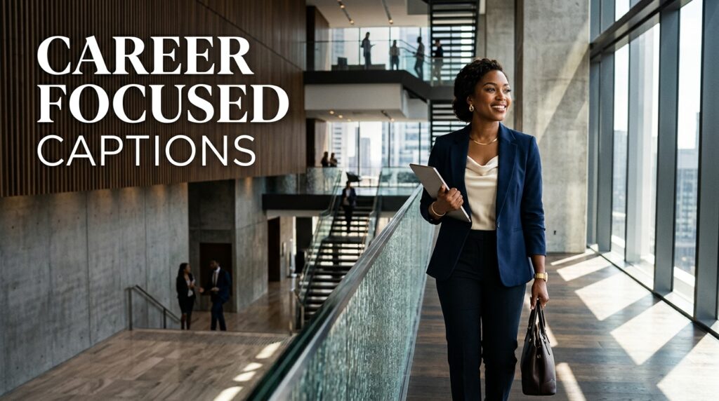 Career Focused Captions