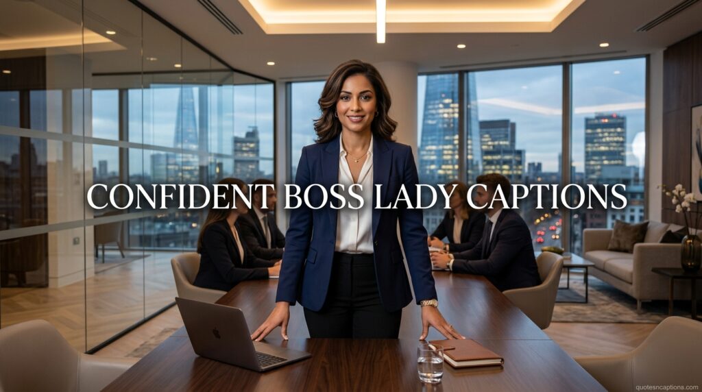 Confident Boss Lady Captions