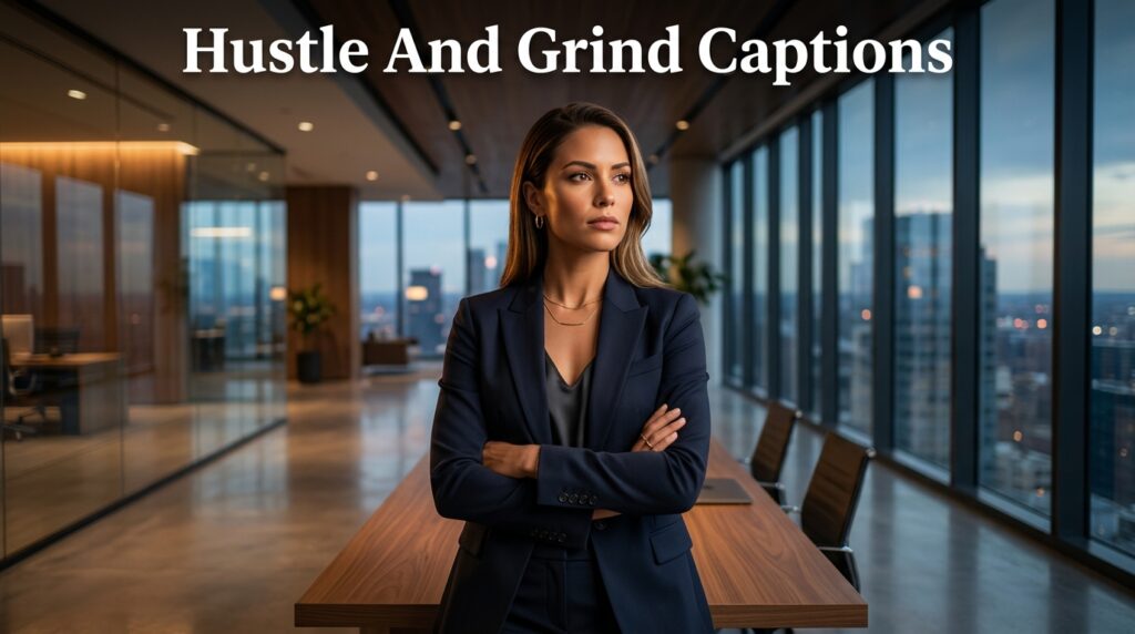 Hustle And Grind Captions