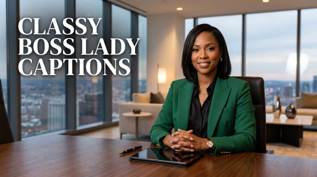 Classy Boss Lady Captions
