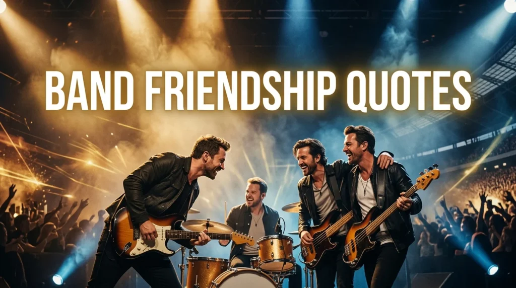 Band Friendship Quotes