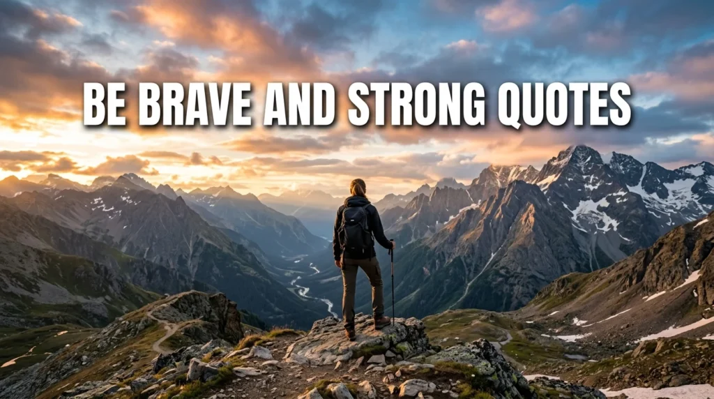 Be Brave And Strong Quotes