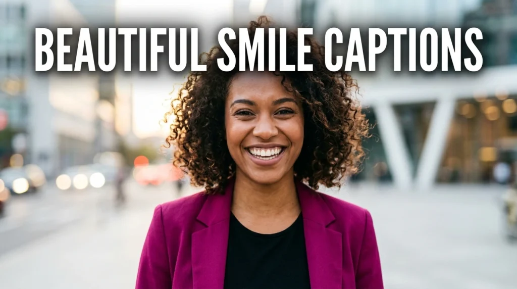 Beautiful Smile Captions
