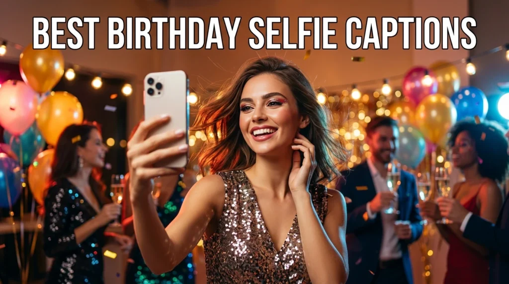 Best Birthday Selfie Captions